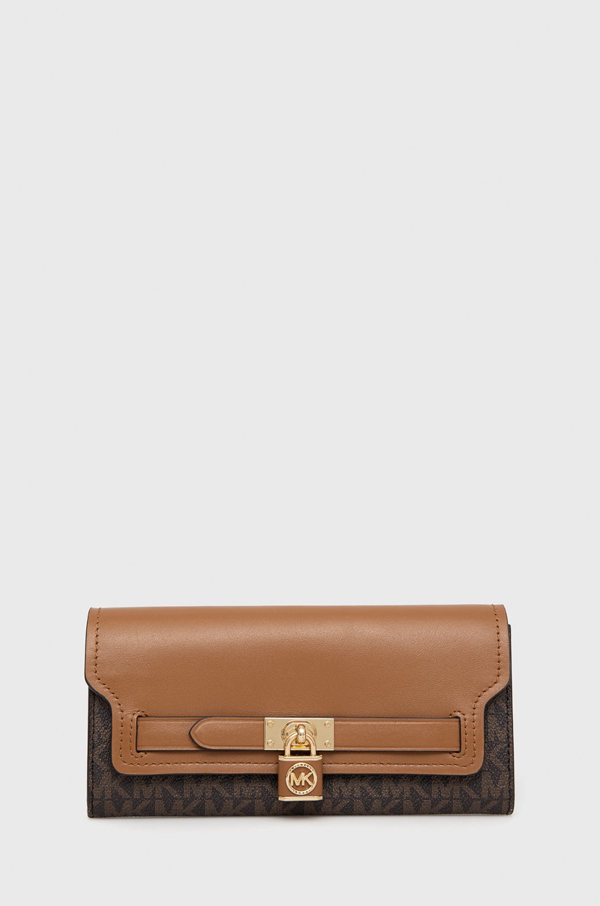

Портфейл MICHAEL Michael Kors дамски в кафяво, Кафяв