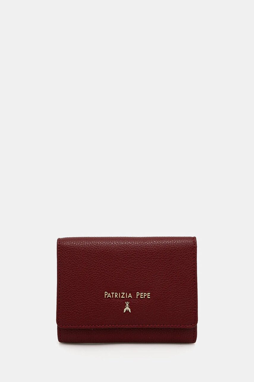 

Кожен портфейл Patrizia Pepe дамски в бежово CQ7081 L001, Бордо