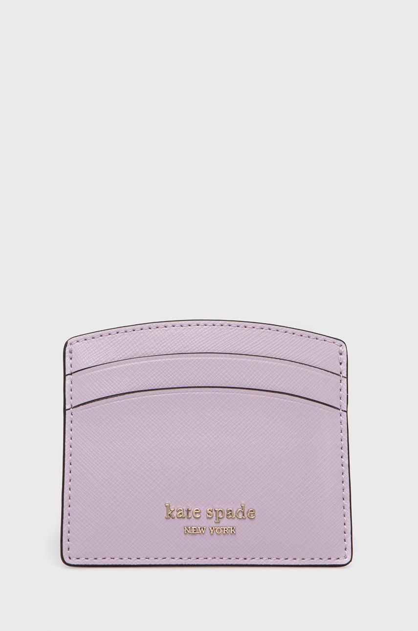 Kate Spade carcasa cardului femei, culoarea violet ACCESORII imagine megaplaza.ro