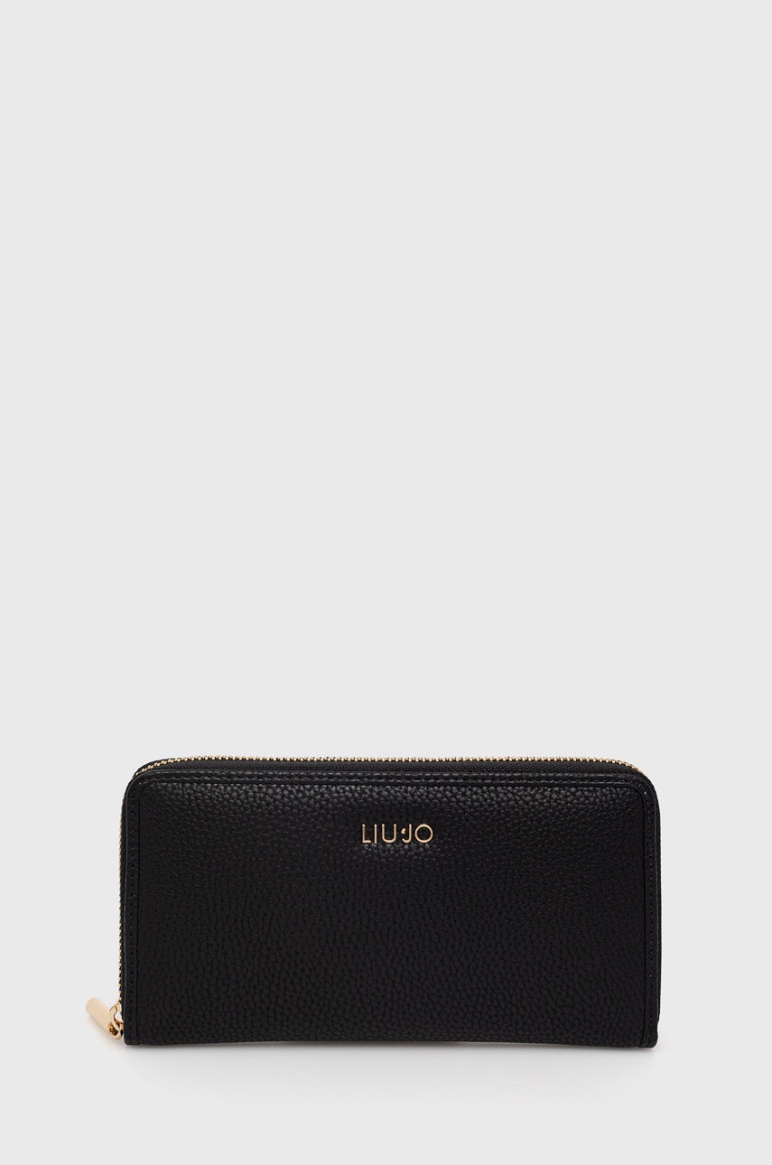 

Портфейл Liu Jo дамски в черно, Черен