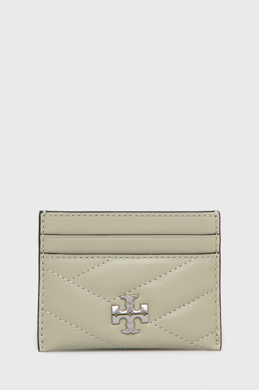 Tory burch carcasa din piele femei, culoarea verde