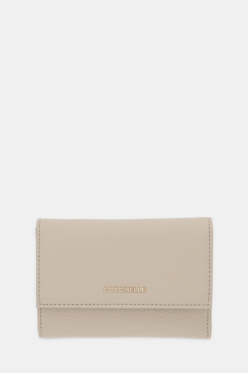 Coccinelle portofel de piele culoarea negru, E2 MW5 11 66 01