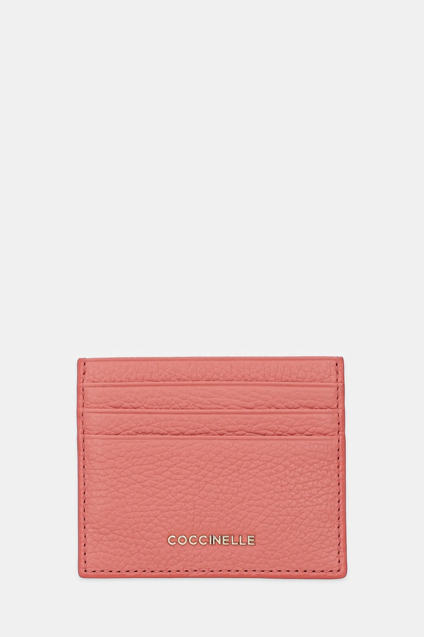 Coccinelle carcasa din piele culoarea negru