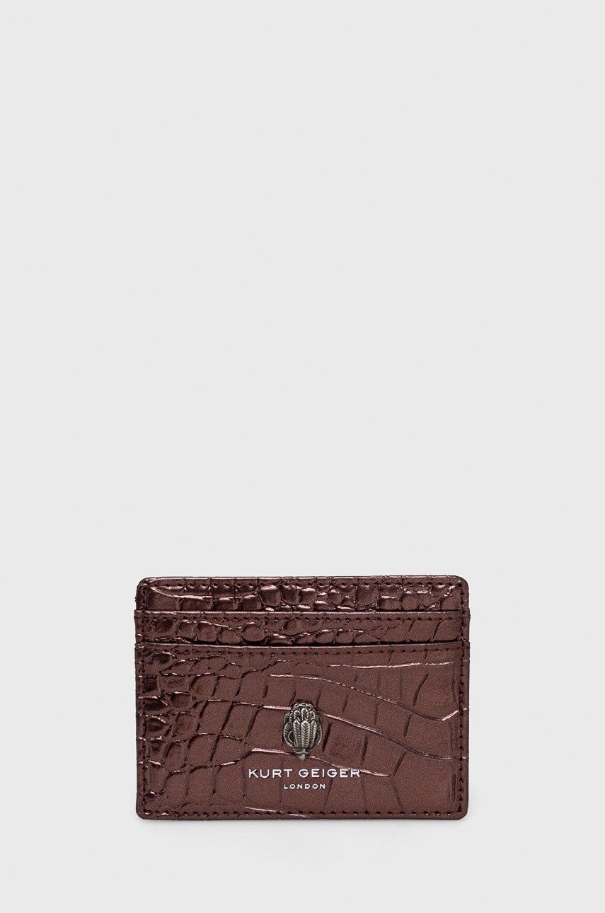 

Кожен калъф за карти Kurt Geiger London дамски в бордо