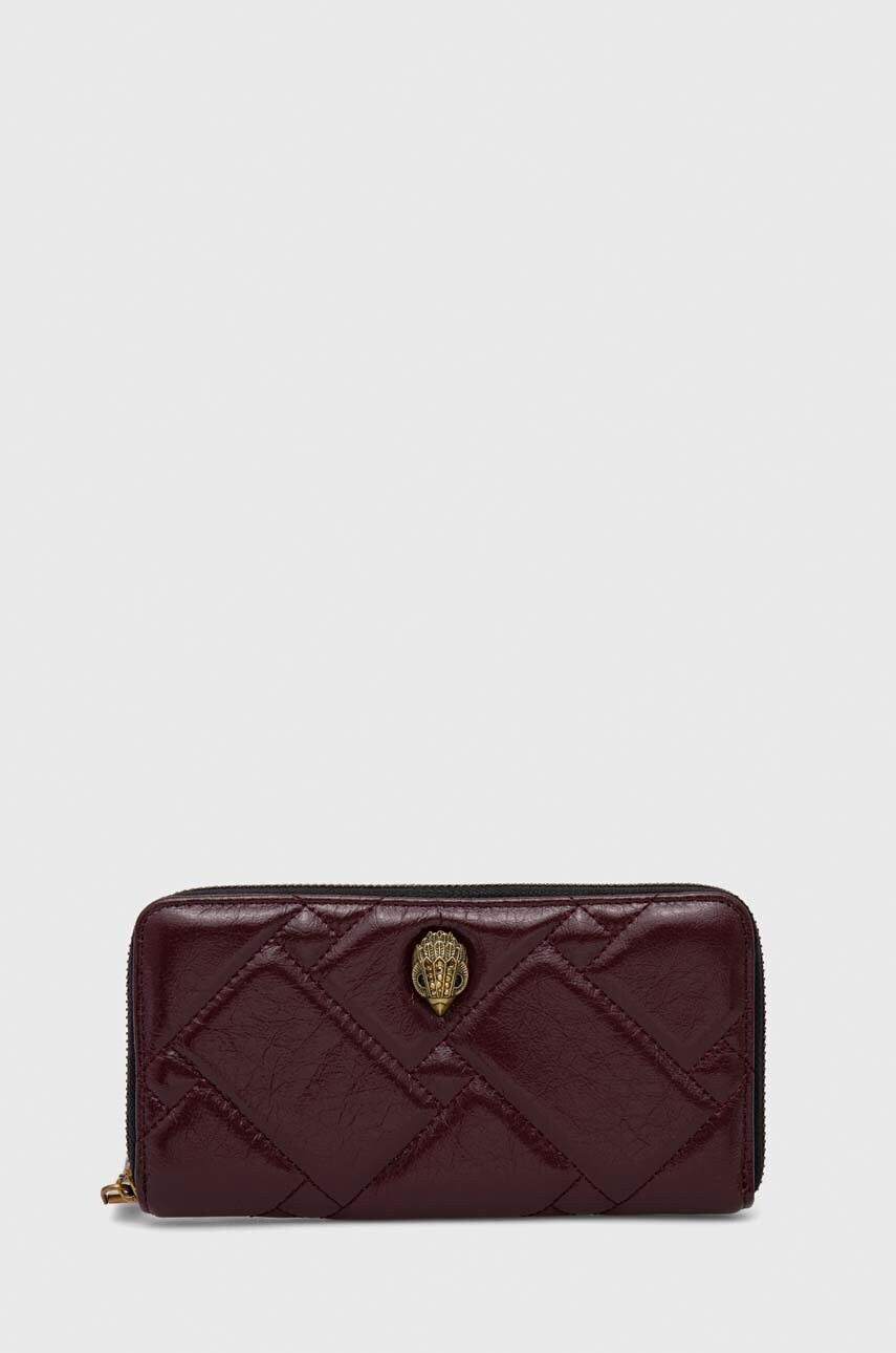 Kurt geiger london portofel de piele femei, culoarea bordo