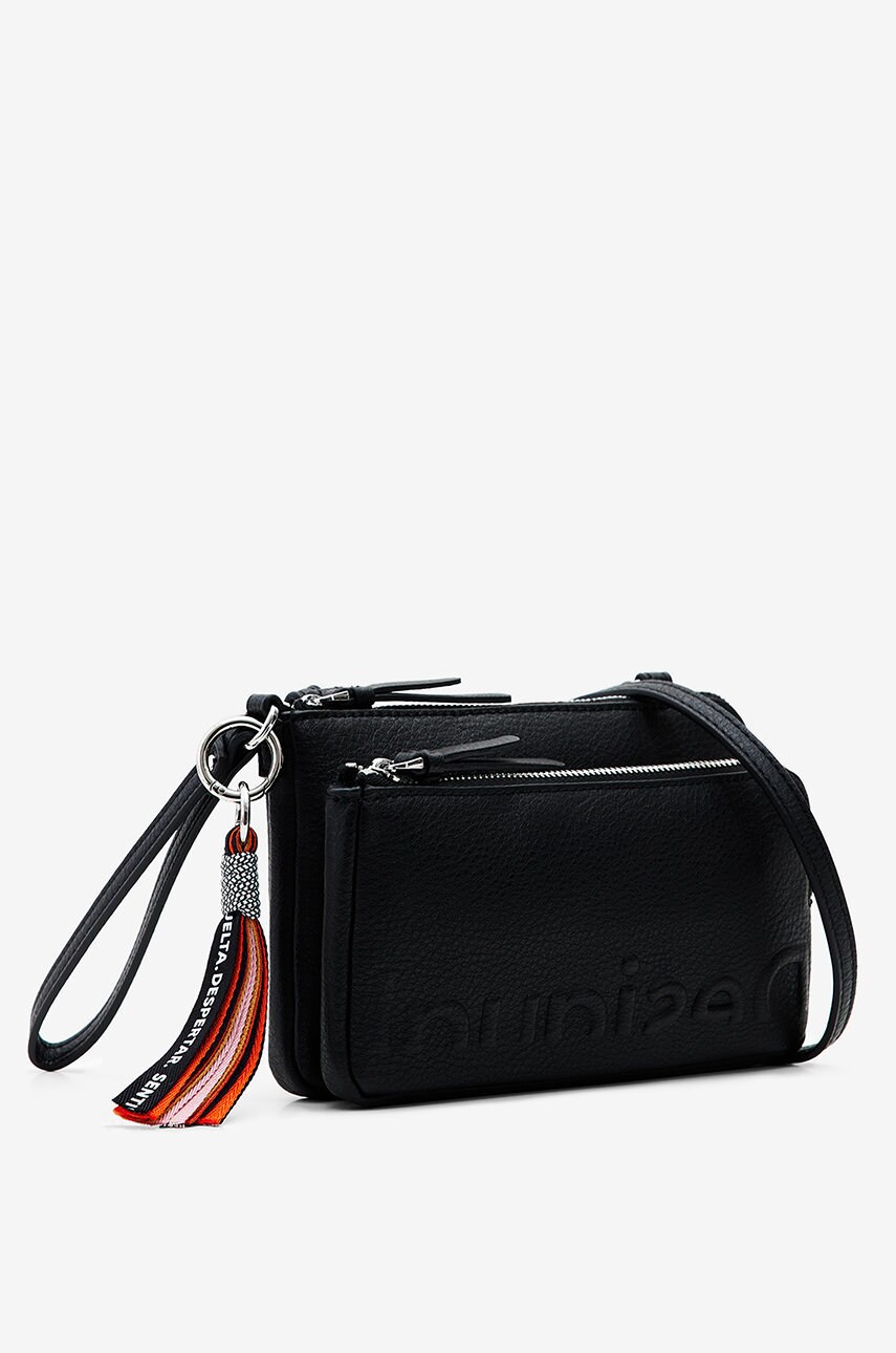 Desigual poseta femei, culoarea negru