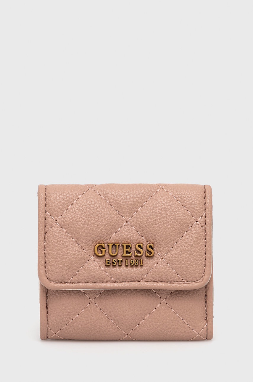 

Портфейл Guess дамски в розово, Розов