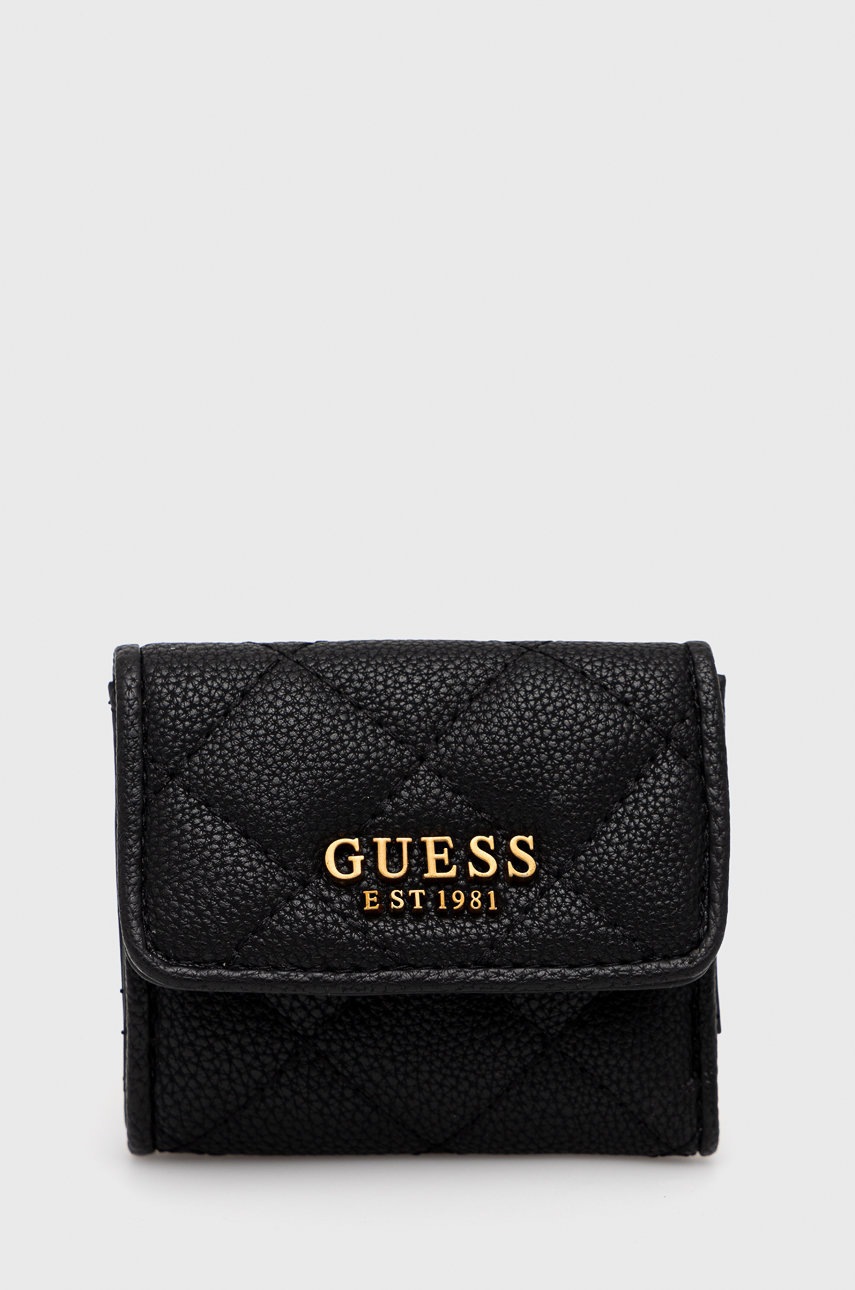 

Портфейл Guess дамски в черно, Черен