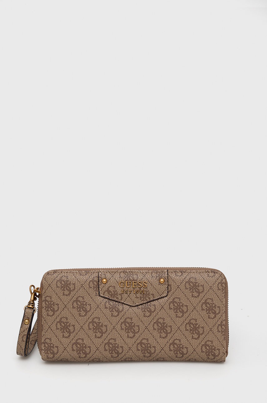 

Гаманець Guess жіночий колір коричневий