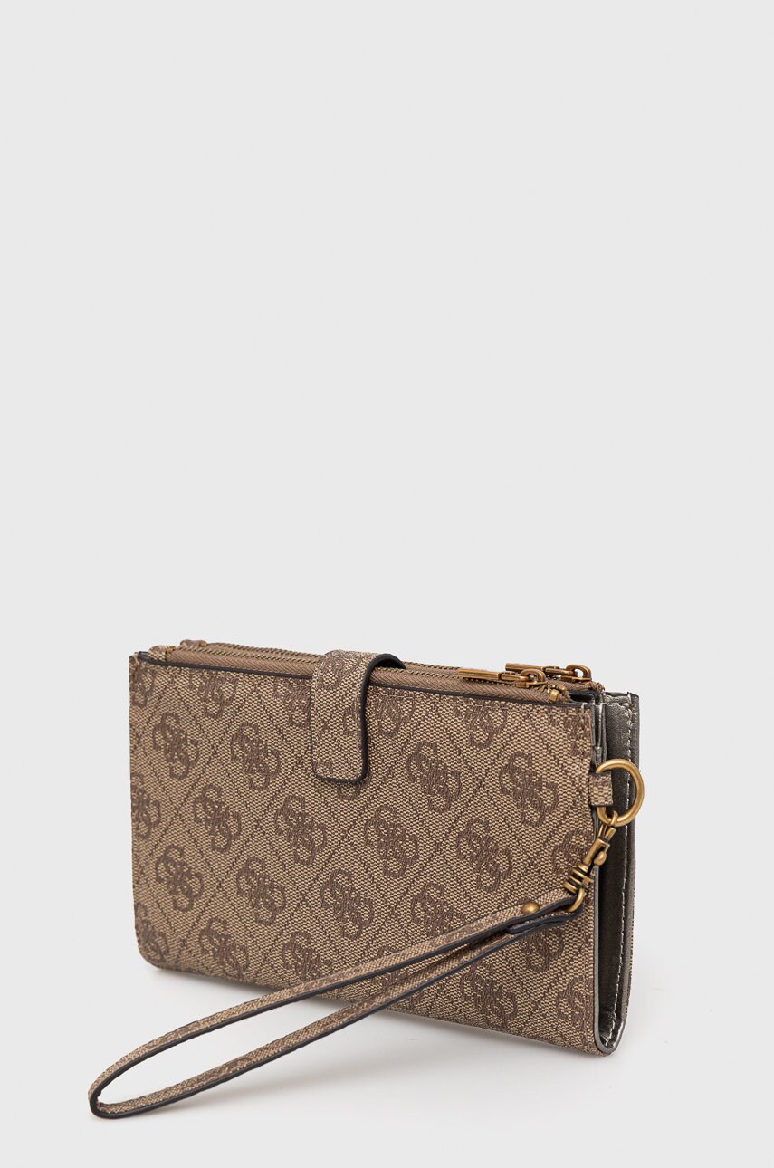 

Гаманець Guess жіночий колір коричневий