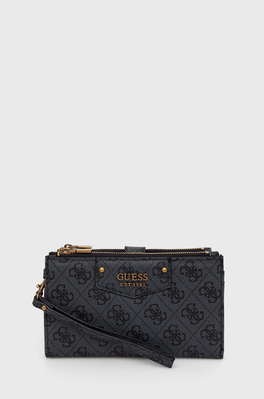 

Портфейл Guess дамски в черно, Черен