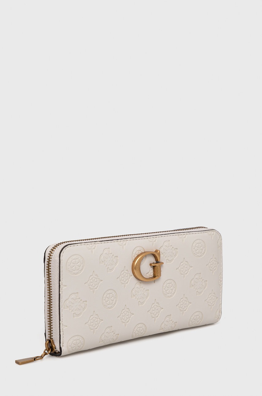 

Гаманець Guess жіночий колір бежевий