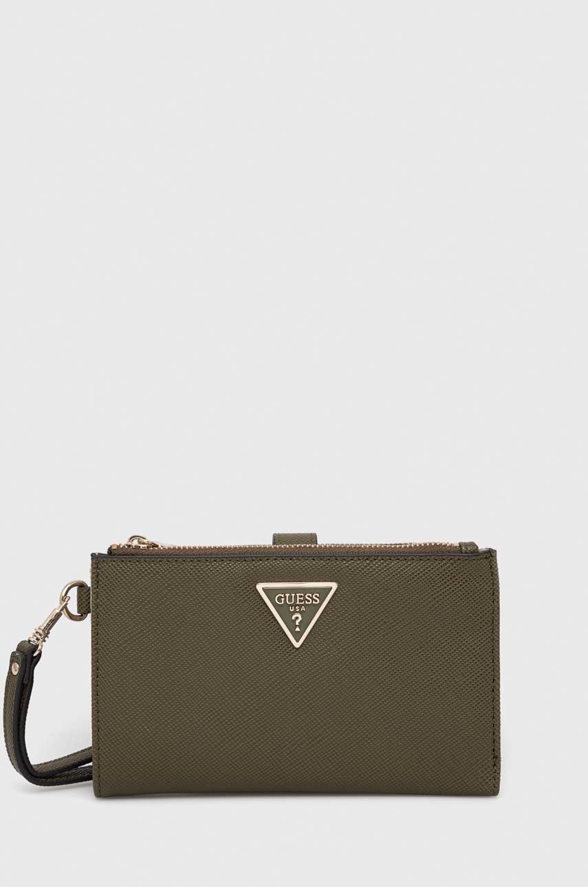 

Портфейл Guess дамски в зелено, Зелен
