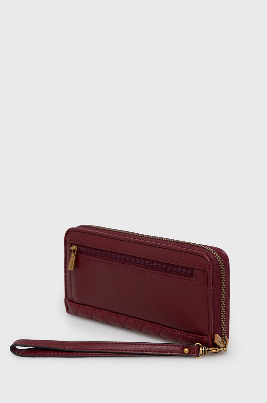 

Кошелек Guess женский цвет бордовый