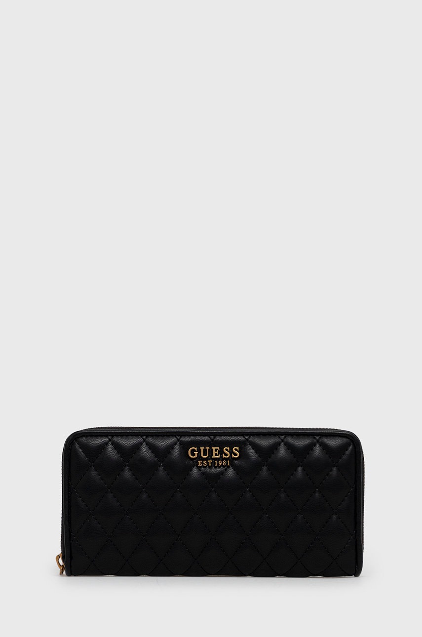 

Портмоне Guess дамски в черно, Черен