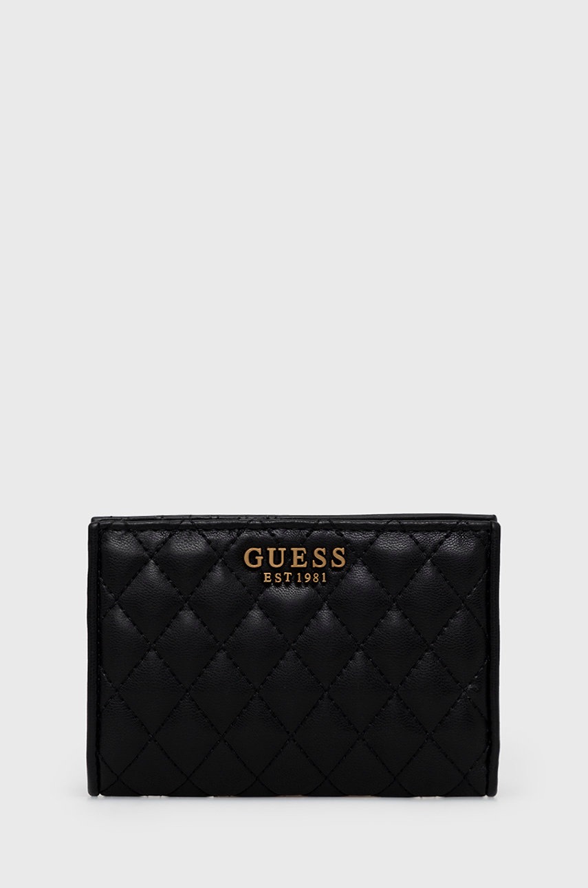 

Портфейл Guess дамски в черно, Черен