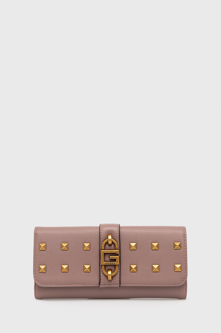 

Портфейл Guess дамски в розово, Розов