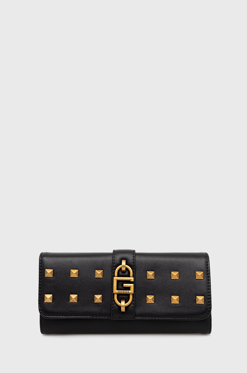 

Портфейл Guess дамски в черно, Черен