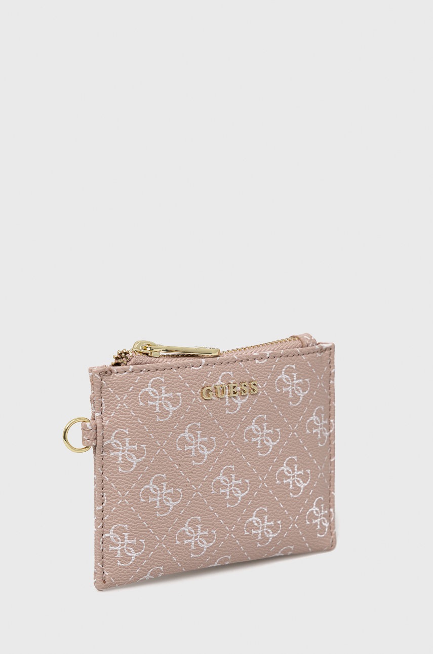 

Чехол для карт Guess женский цвет розовый