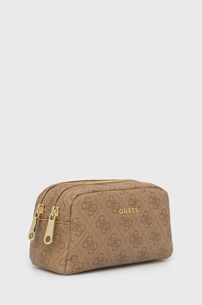

Косметичка Guess женский цвет коричневый
