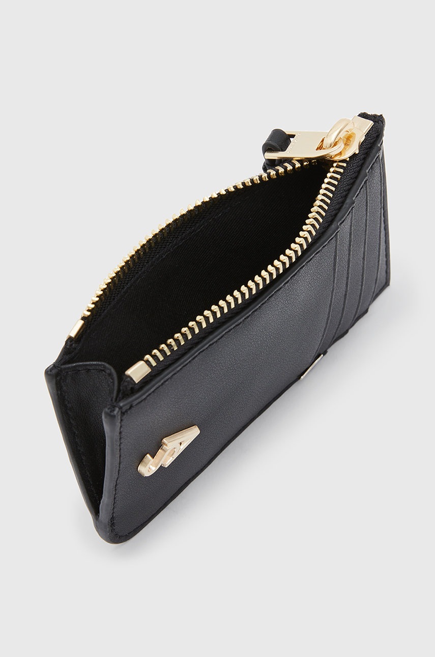 

Кожен портфейл AllSaints дамски в черно, Черен