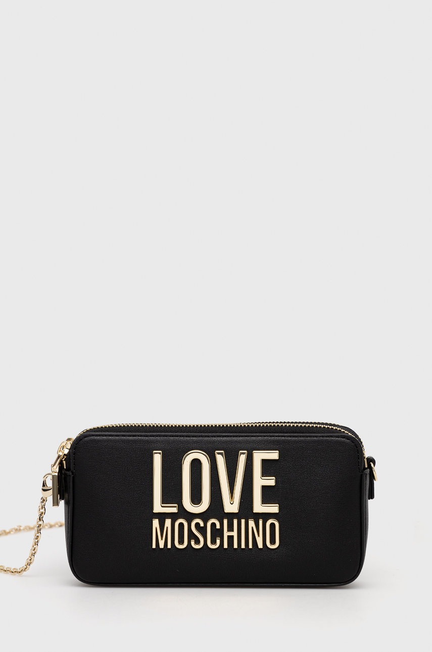 

Клъч Love Moschino в черно, Черен