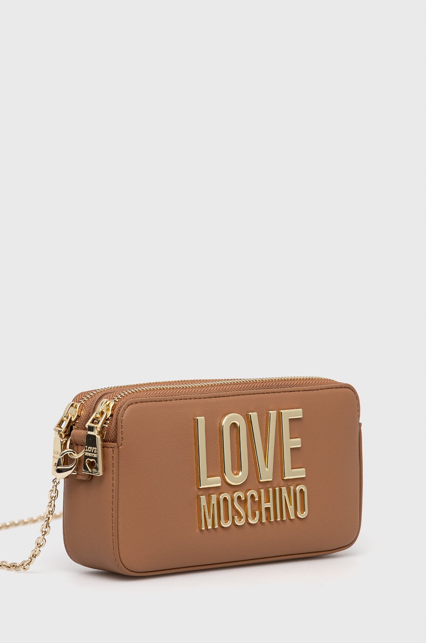 

Клатч Love Moschino колір коричневий