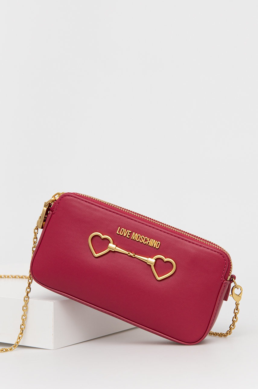 

Клъч Love Moschino в розово, Розов