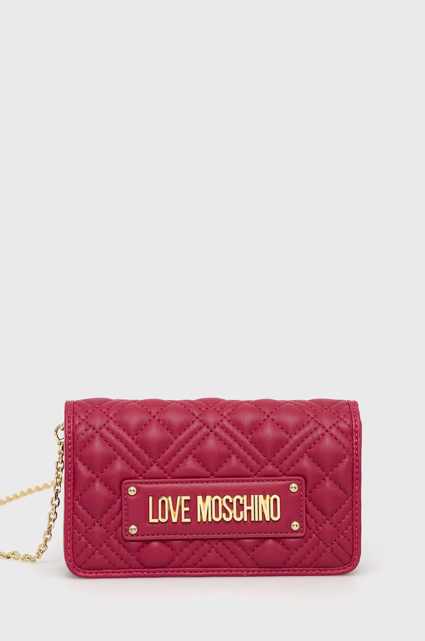 

Клъч Love Moschino в розово, Розов