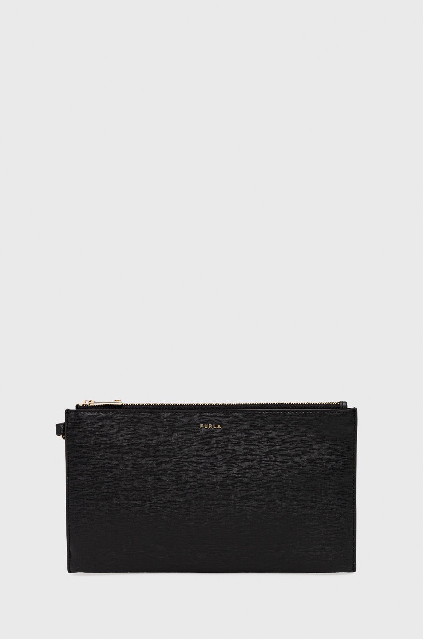 

Портфейл Furla дамски в черно, Черен