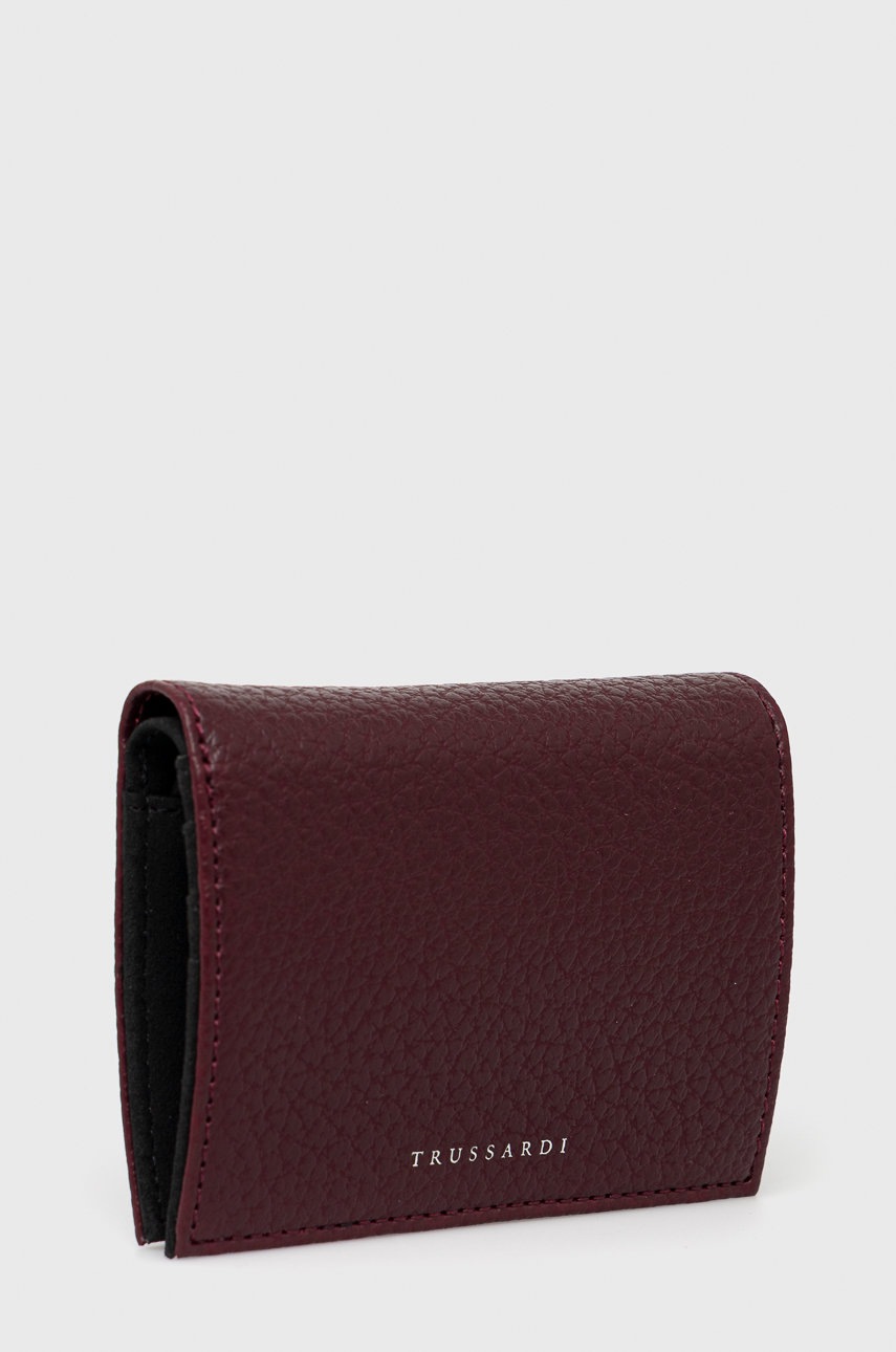 

Кошелек Trussardi женский цвет фиолетовый