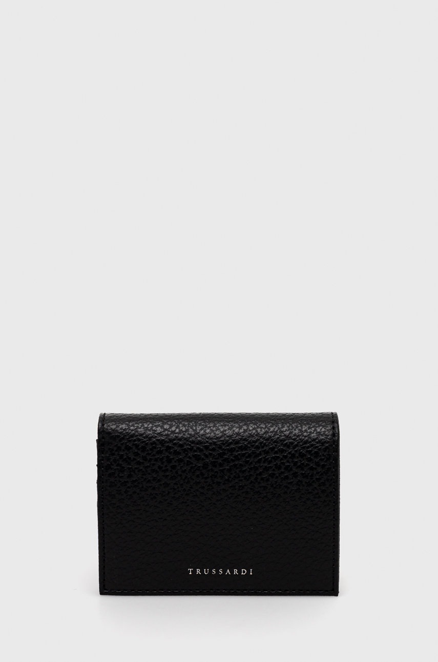 

Портмоне Trussardi дамски в черно, Черен
