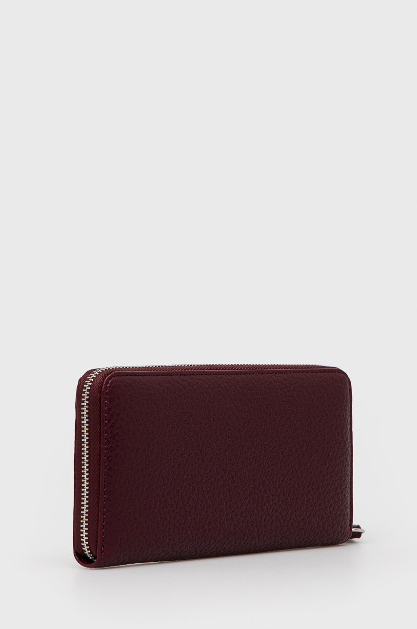 

Кошелек Trussardi женский цвет бордовый