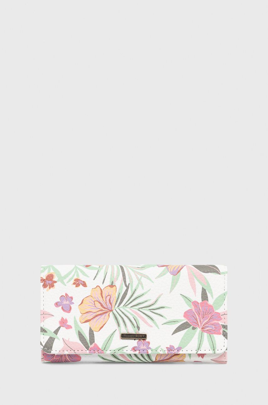 Roxy portfel damski kolor biały