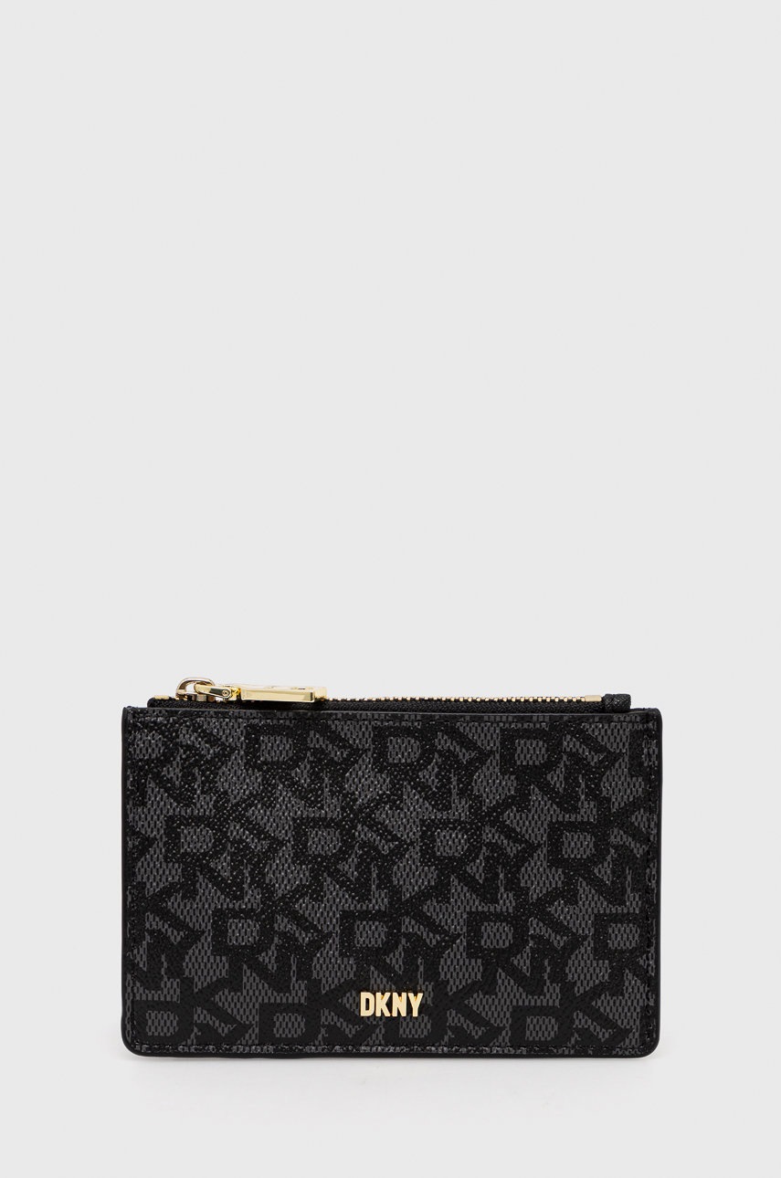 

Портмоне Dkny дамски в черно, Черен