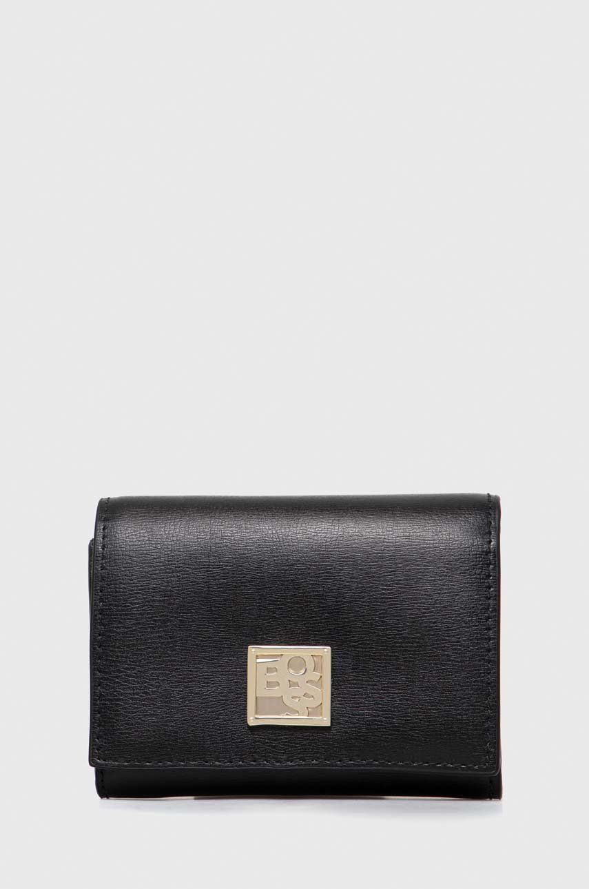 BOSS portofel femei, culoarea negru