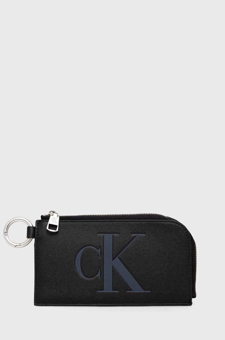 

Портмоне Calvin Klein Jeans дамски в черно, Черен