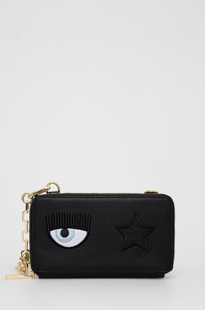 

Клъч Chiara Ferragni Eye Star в черно, Черен