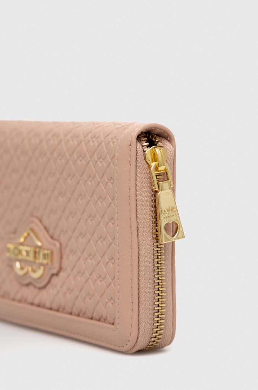 

Гаманець Love Moschino жіночий колір бежевий