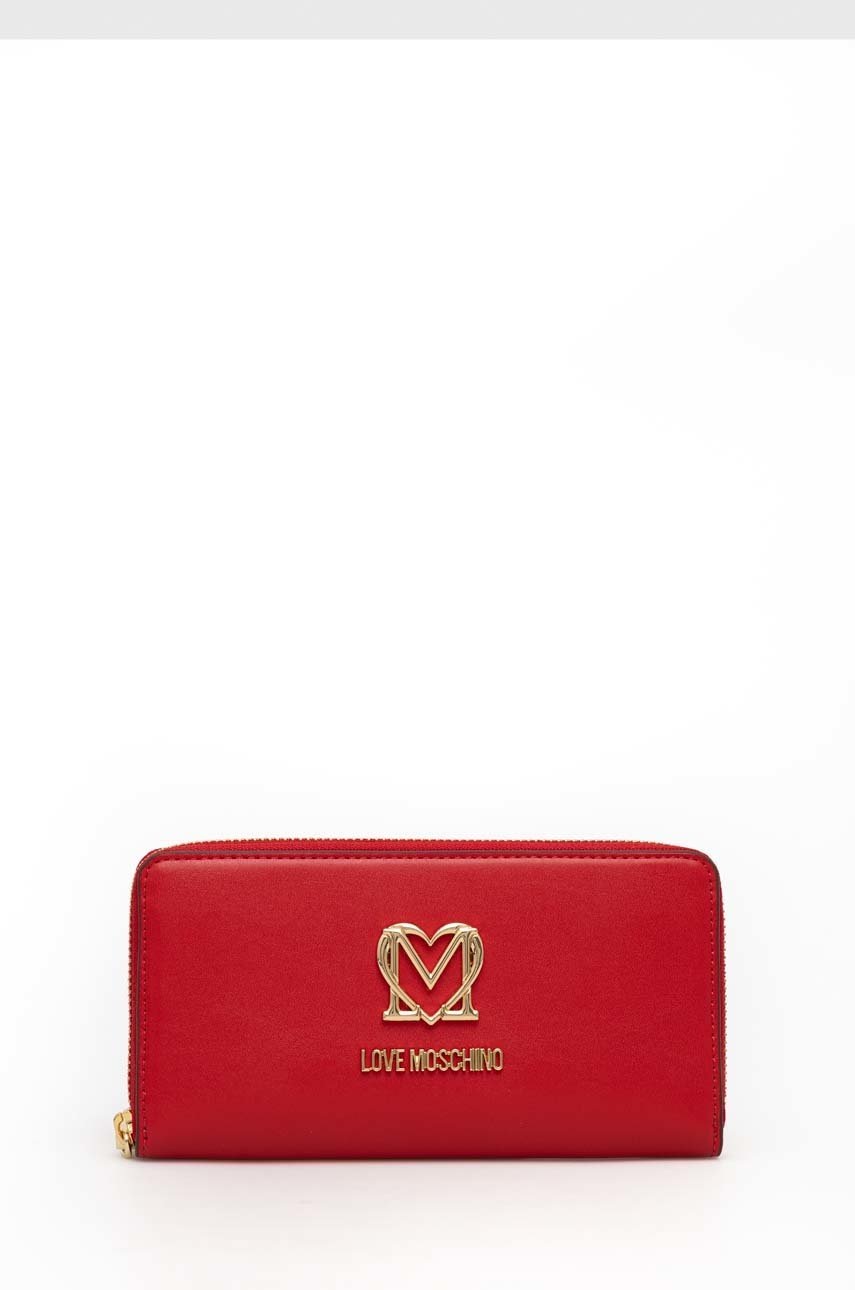 

Портмоне Love Moschino дамски в червено, Червен