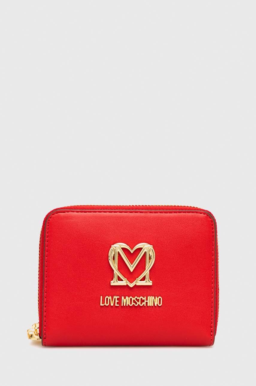 

Портмоне Love Moschino дамски в червено, Червен