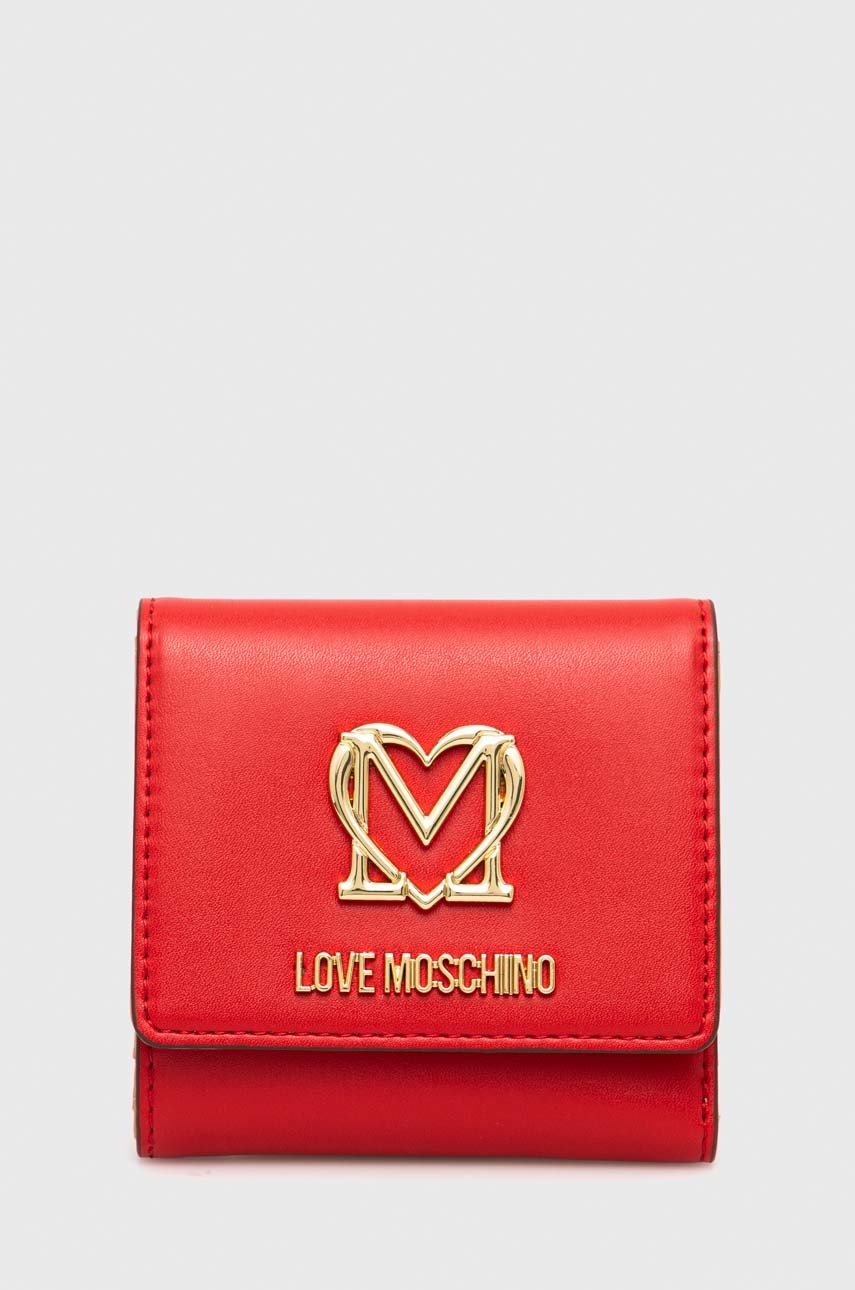 

Портмоне Love Moschino дамски в червено, Червен