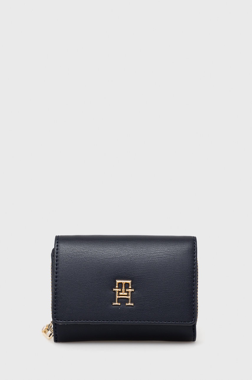 

Портфейл Tommy Hilfiger дамски в тъмносиньо, Тъмносин