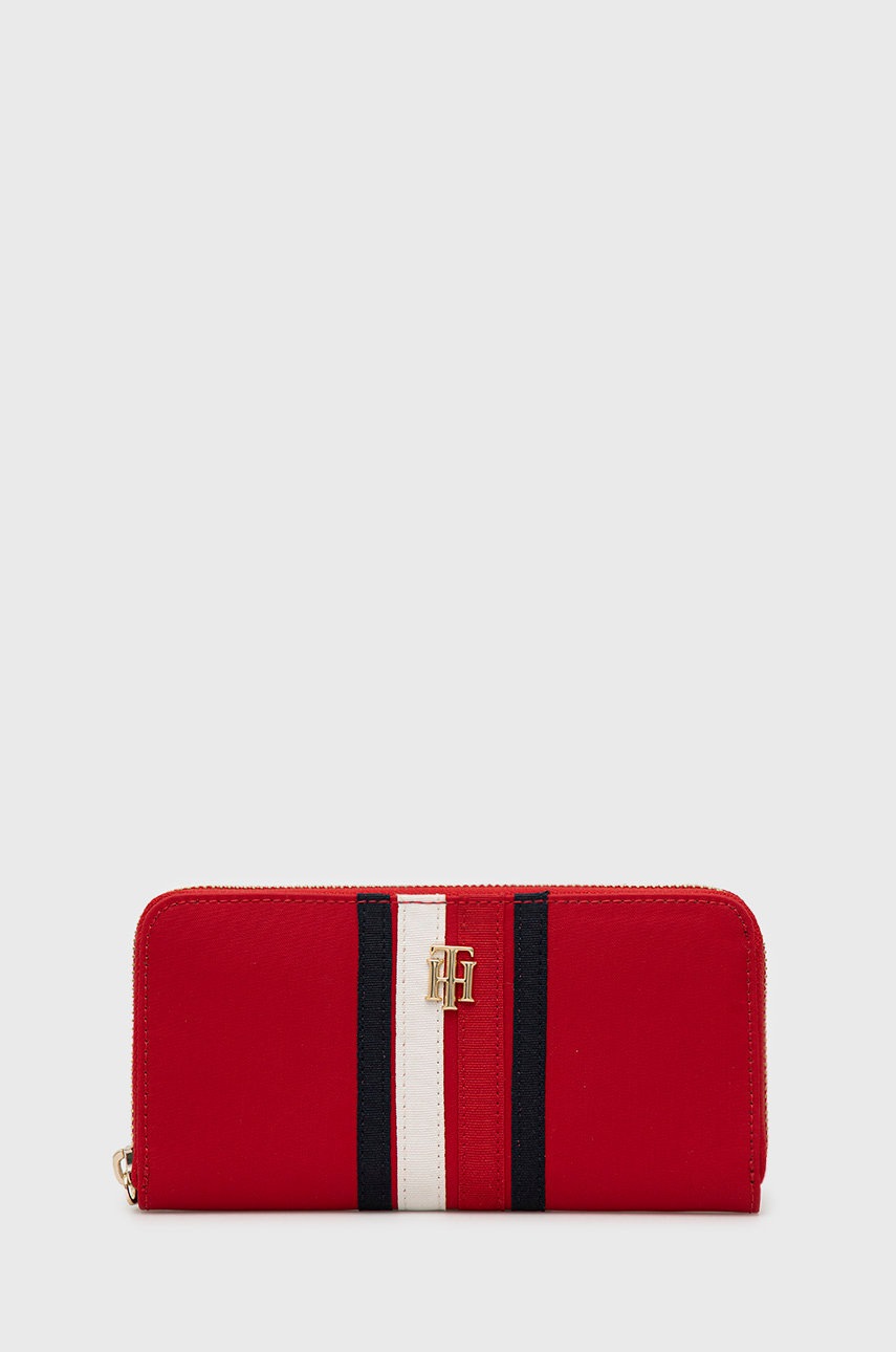 

Портмоне Tommy Hilfiger дамски в червено, Червен