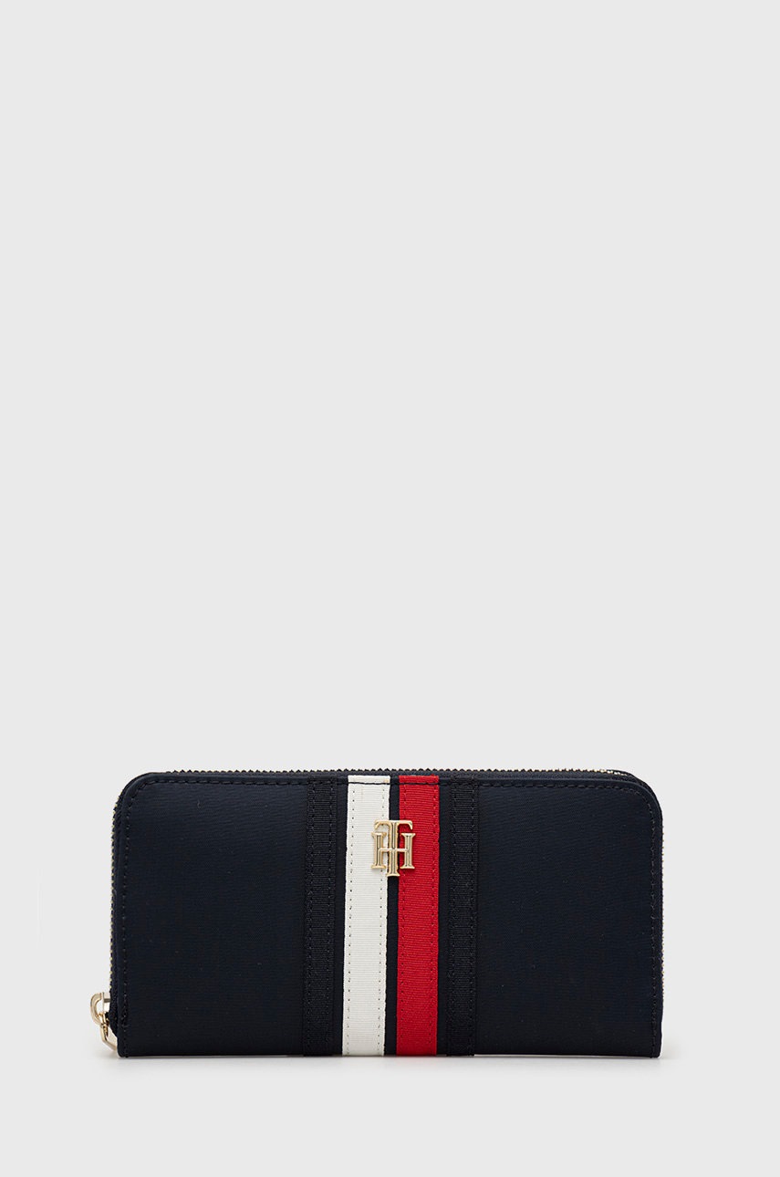 

Портмоне Tommy Hilfiger дамски в тъмносиньо, Тъмносин