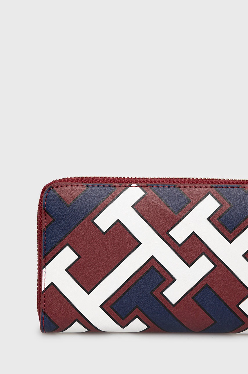 

Гаманець Tommy Hilfiger жіночий колір бордовий