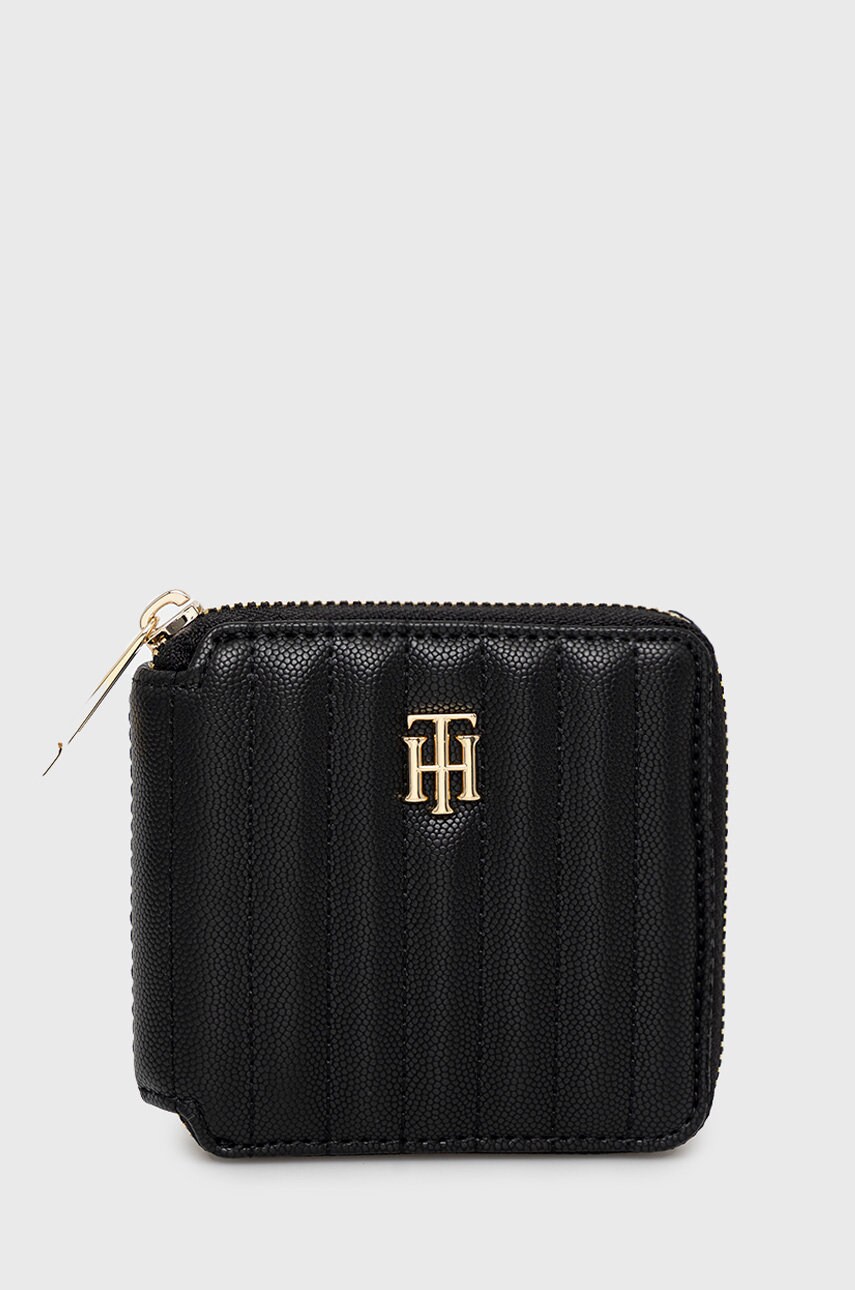 

Портмоне Tommy Hilfiger дамски в черно, Черен