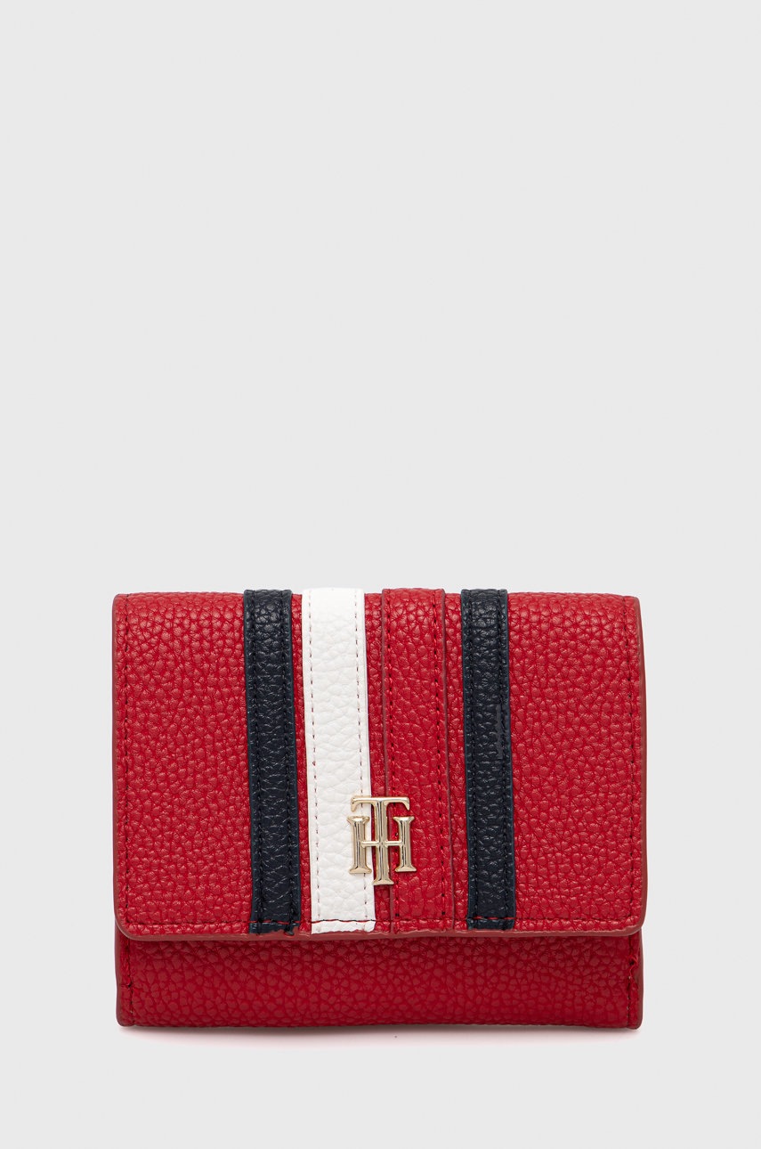 

Портфейл Tommy Hilfiger дамски в червено, Червен