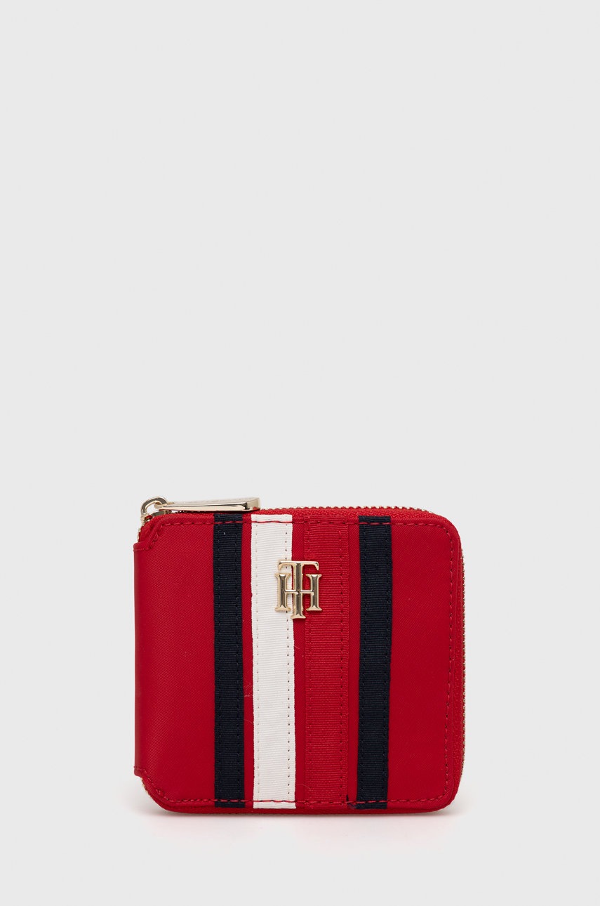 

Портмоне Tommy Hilfiger дамски в червено, Червен