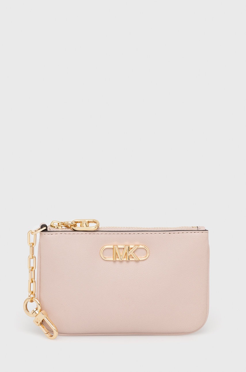 

Кожаный кошелек MICHAEL Michael Kors женский цвет розовый